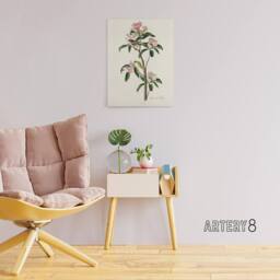 "Artery8 Cuviers Kinglet Bird & Mountain Laurel Audubon Canvas Wall Art in White - Size: W18"" x H24""" - thumbnail 3