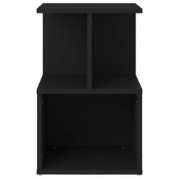 Berkfield Home Bedside Cabinets 2 pcs Black 35x35x55 cm Engineered Wood - Size: 35 x 35 x 55 cm - thumbnail 4
