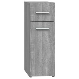Berkfield Home Apothecary Cabinet Grey Sonoma 20x45.5x60 cm Engineered Wood - thumbnail 2