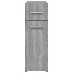 Berkfield Home Apothecary Cabinet Grey Sonoma 20x45.5x60 cm Engineered Wood - thumbnail 5