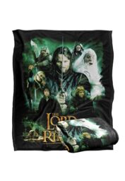 Warner Brothers Lord Of The Rings Officially Licensed Silky Touch Super Soft Throw Blanket 152 x 127 cm in White - thumbnail 2