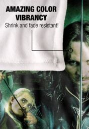 Warner Brothers Lord Of The Rings Officially Licensed Silky Touch Super Soft Throw Blanket 152 x 127 cm in White - thumbnail 4