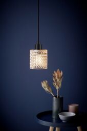 Nordlux Vintage Indoor Pendant Light Gold Glass E27 Retro - Mains Powered, IP20 in Amber - thumbnail 4