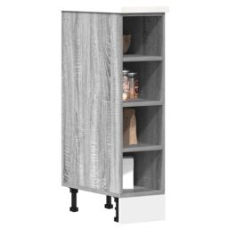 Berkfield Home Bottom Cabinet Grey Sonoma 20x44, 5x81, 5 cm Engineered Wood - thumbnail 1