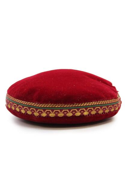 KDMD 11cm Velvet Cushion for Singing Bowls - Secure, Elegant Sound Base in Maroon - image 1