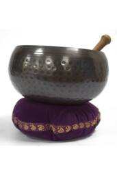 KDMD 11cm Velvet Cushion for Singing Bowls - Secure, Elegant Sound Base in Maroon - thumbnail 7