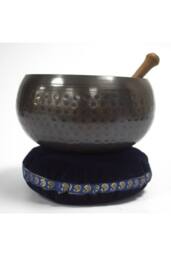 KDMD 11cm Velvet Cushion for Singing Bowls - Secure, Elegant Sound Base in Maroon - thumbnail 8