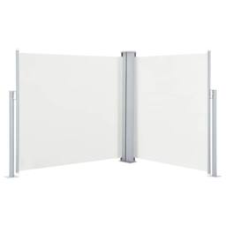Berkfield Home Retractable Side Awning Cream 120x600 cm in Beige