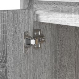 Berkfield Home Bedside Cabinet with LED Grey Sonoma 50x34, 5x50 cm - thumbnail 8