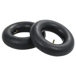 Berkfield Home Wheelbarrow Inner Tubes 2 pcs 13x5.00-6 Rubber in Black - thumbnail 1