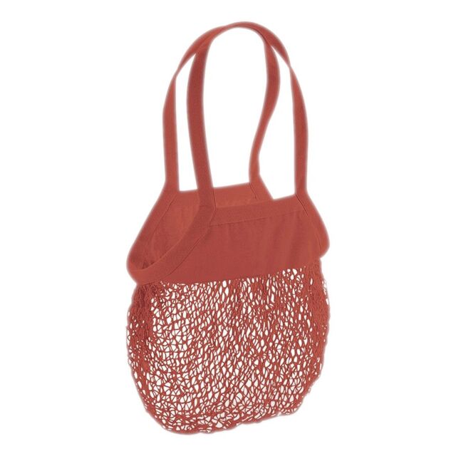 Westford Mill Cotton Mesh Grocery Bag in Orange - image 1