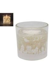 KDMD Cream LED Gel Candle Christmas Ornament - thumbnail 2