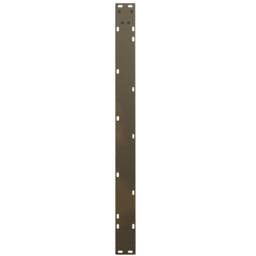 Berkfield Home Modern Dining Table Legs V-Shape 2 pcs Natural Steel 100x(72-73.3 in Brown - thumbnail 7