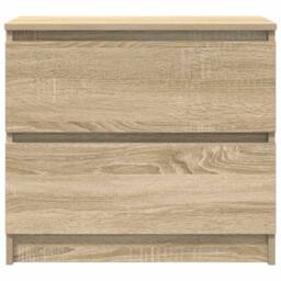 Berkfield Home TV Cabinet Sonoma Oak 60x35x54 cm Engineered Wood in Light Tan - Size: 60 x 35 x 54 cm - thumbnail 6