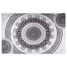 Berkfield Home Rug Washable 80x150 cm Multicolour Anti Slip - Size: 100 cm diameter - thumbnail 1