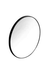 H&O Direct 60cm Nordic Round Framed Wall Hanging Mirror in Black - thumbnail 3