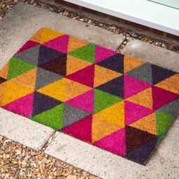 Nicola Spring Coir Door Mat - 60 x 40cm - Triangle - Size: 40 cm x 60 cm - thumbnail 7