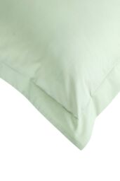 CHRISTY Pure Cotton Percale Oxford Pillowcase Pair in Green - thumbnail 2