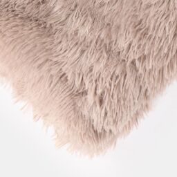 OHS Ultra Soft Fluffy Fleece Throw Luxurious Bed Blanket in Natural - Size: 200 cm x 240 cm - thumbnail 4
