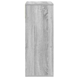 Berkfield Home Decorative Book Cabinet Grey Sonoma 66x31x80 cm Engineered Wood - Size: 66 x 31 x 80 cm - thumbnail 5