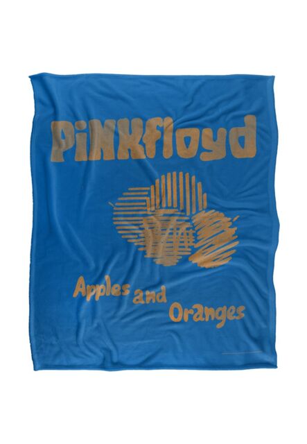 Pink Floyd Apples & Oranges Silky Touch Super Soft Throw Blanket 152 X 127 cm in White - image 1