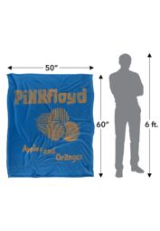Pink Floyd Apples & Oranges Silky Touch Super Soft Throw Blanket 152 X 127 cm in White - thumbnail 5