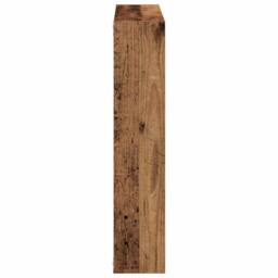 Berkfield Home Wall Shelf Old Wood 90x16x78 cm Engineered Wood in Brown - Size: 90 x 16 x 78 cm - thumbnail 5