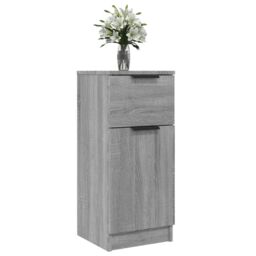 Berkfield Home Sideboard Grey Sonoma 30x30x70 cm Engineered Wood - Size: 30 x 30 x 70 cm - thumbnail 5