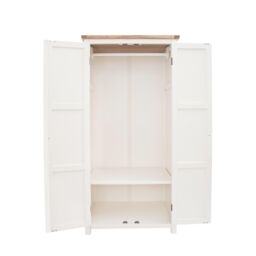 Cabinet Bits Tropea 2 Door Wardrobe Brass Knob in Off-White - thumbnail 3