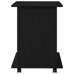 Berkfield Home Rolling Cabinet Black Oak 60x45x55 cm Engineered Wood - Size: 60 x 45 x 55 cm - thumbnail 7