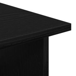 Berkfield Home Rolling Cabinet Black Oak 60x45x55 cm Engineered Wood - Size: 60 x 45 x 55 cm - thumbnail 8