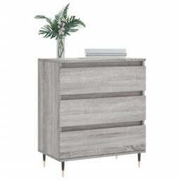 Berkfield Home Sideboard Grey Sonoma 60x35x70 cm Engineered Wood - Size: 60 x 35 x 70 cm - thumbnail 1