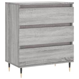 Berkfield Home Sideboard Grey Sonoma 60x35x70 cm Engineered Wood - Size: 60 x 35 x 70 cm - thumbnail 3