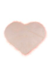 H&O Direct Heart Shaped Super Soft Shaggy Area Rug in Pink - Size: 40 cm x 60 cm - thumbnail 4