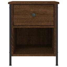 Berkfield Home Bedside Cabinets 2 pcs Brown Oak 40x42x50 cm Engineered Wood - Size: 40 x 42 x 50 cm - thumbnail 7
