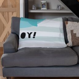 Benjamin Tate Design Ahoy Whale Blanket in Natural - Size: 120 cm x 150 cm - thumbnail 2