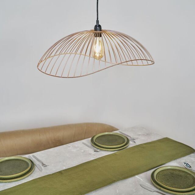 ValueLights Covelas Ceiling Pendant Light Lamp Shade in Copper - image 1