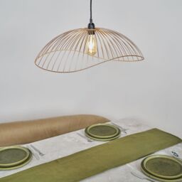 ValueLights Covelas Ceiling Pendant Light Lamp Shade in Copper