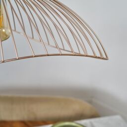 ValueLights Covelas Ceiling Pendant Light Lamp Shade in Copper - thumbnail 3