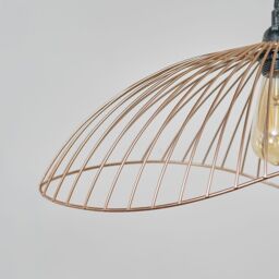 ValueLights Covelas Ceiling Pendant Light Lamp Shade in Copper - thumbnail 2