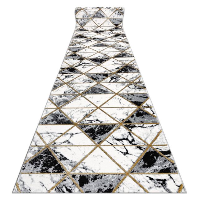 RugsX Exclusive Emerald Runner in Black - Size: 70 cm x 410 cm - image 1