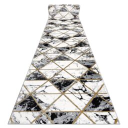 RugsX Exclusive Emerald Runner in Black - Size: 70 cm x 410 cm - thumbnail 1