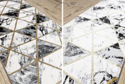 RugsX Exclusive Emerald Runner in Black - Size: 70 cm x 410 cm - thumbnail 4