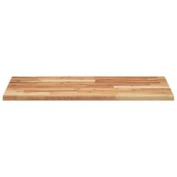 Berkfield Home Bathroom Vanity Top Oil Finished 60x50x2 cm Solid Wood Acacia in Brown - Size: 60 x 50 x 2 cm - thumbnail 3