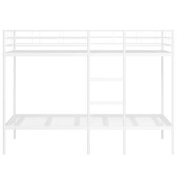 Berkfield Home Bunk Bed without Mattress White 100x200 cm Steel - thumbnail 5