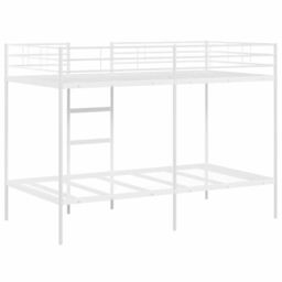 Berkfield Home Bunk Bed without Mattress White 100x200 cm Steel - thumbnail 7