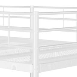 Berkfield Home Bunk Bed without Mattress White 100x200 cm Steel - thumbnail 8