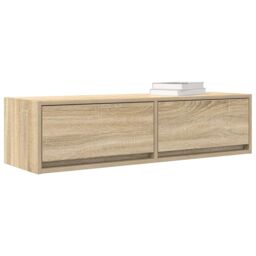 Berkfield Home TV Cabinet Sonoma Oak 100x31x25, 5 cm Engineered Wood in Brown - thumbnail 3