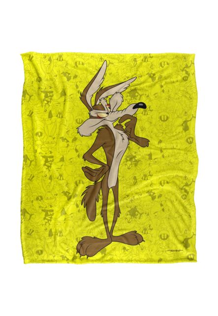 Warner Brothers Looney Tunes Officially Licensed Silky Touch Super Soft Throw Blanket 152 x 127 cm in White - image 1