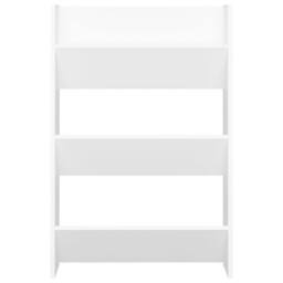 Berkfield Home Wall Shoe Cabinets 2 pcs White 60x18x90 cm Engineered Wood - Size: 60 x 18 x 90 cm - thumbnail 6
